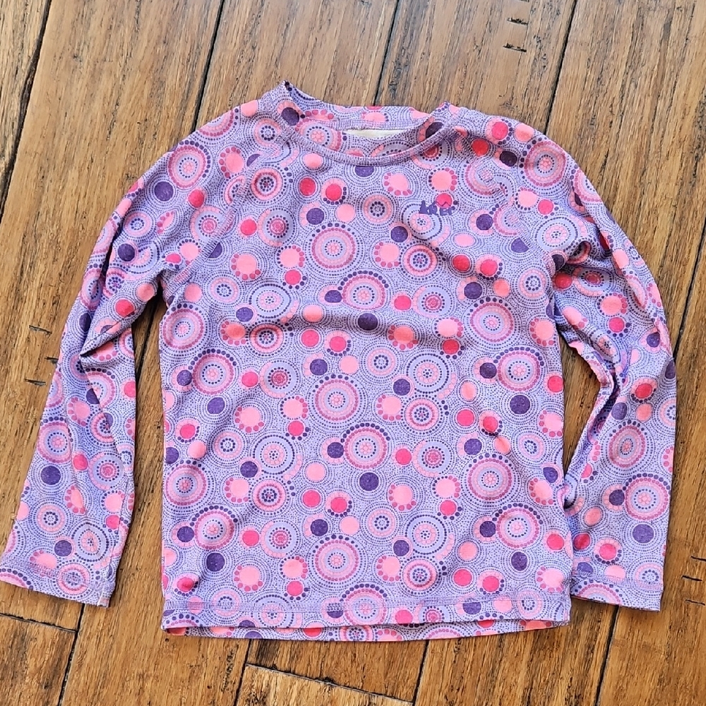 REI Kids Swim‎ Rashguard - Pink and Purple 4T